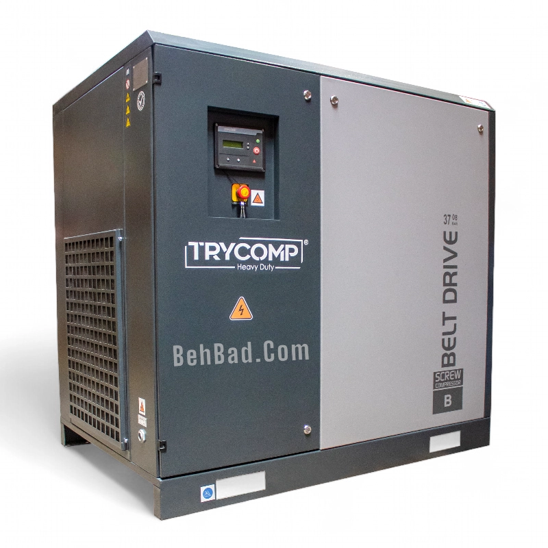 کمپرسور باد اسکرو 37 کیلووات 6 متر مکعب Trycomp ترکیه مدل TRY37B